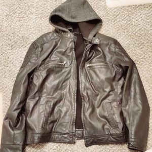 Rock and Republic mens leather jacket XL